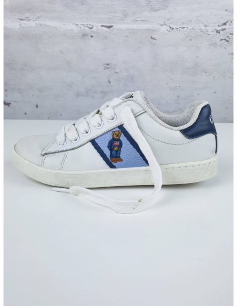 Białe buty z misiem Ralph Lauren - 1