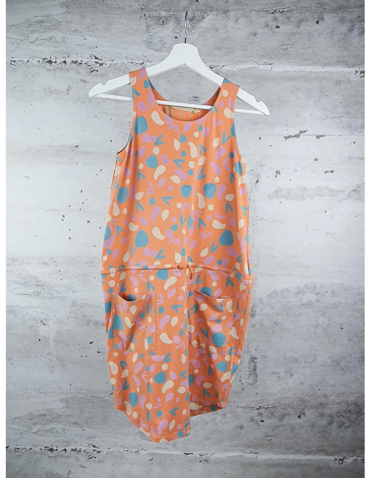 Pomarańczowa sukienka z kieszonkami Soft Gallery - 1