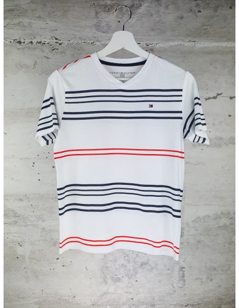 White striped tee Tommy Hilfiger pre-owned