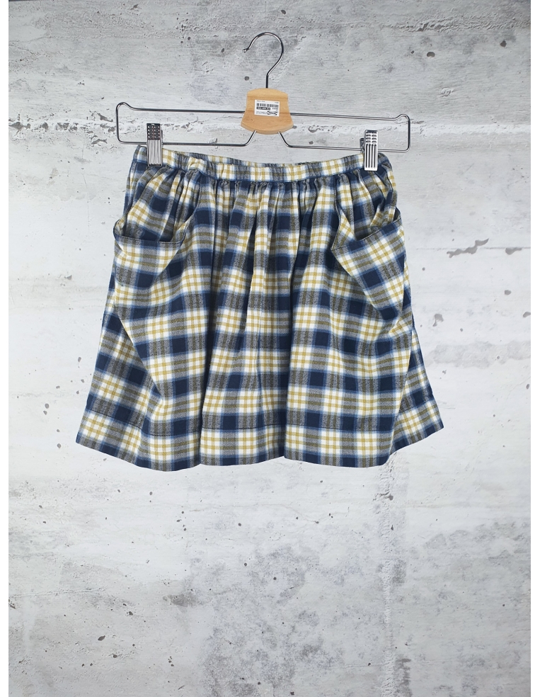 Multi Check skirt Bonton - 1