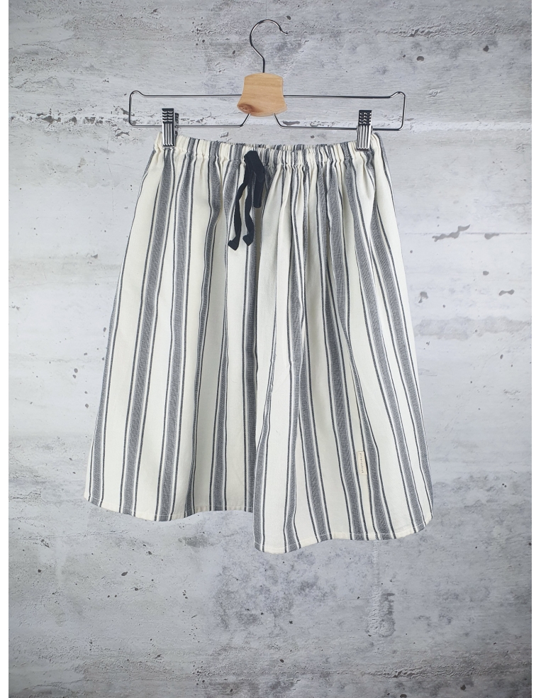 White skirt with stripes Piupiuchick - 1