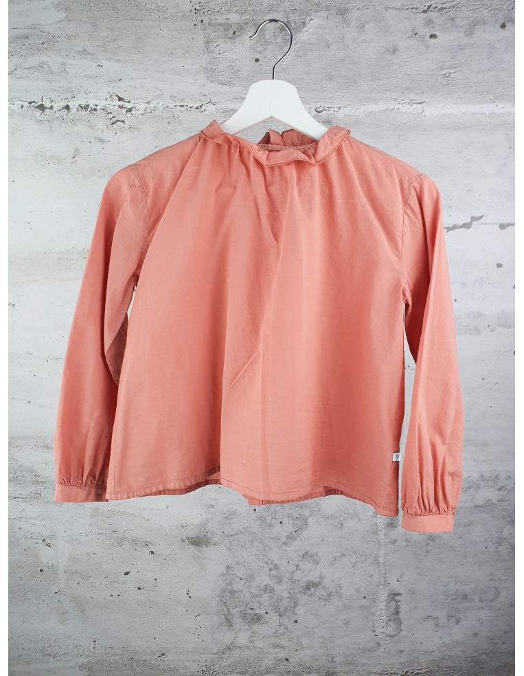 Pink button up Ruffle blouse Repose AMS - 1