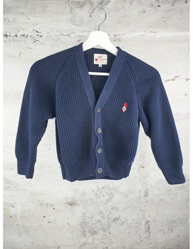 Navy cardigan with buttons The Animals Observatory - 1