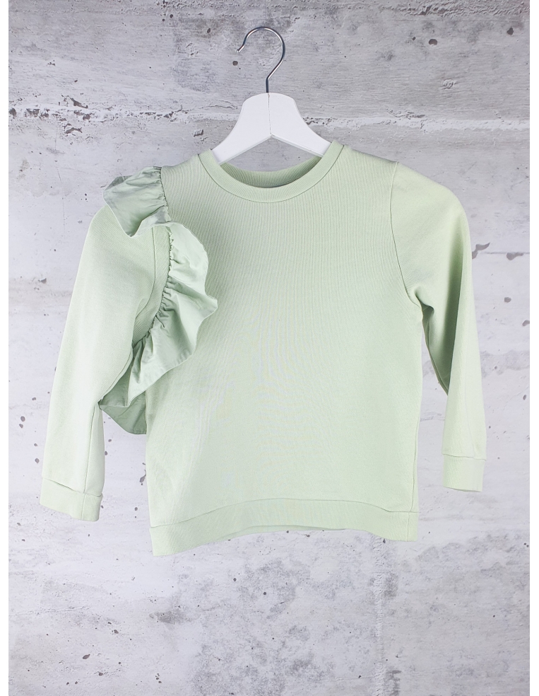 Green frilled sweatshirt COS - 1