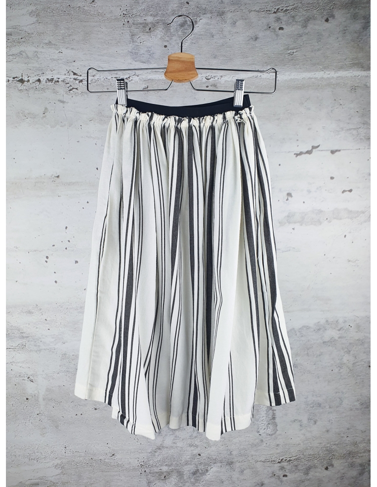 Off white stripe skirt Little Creative Factory - 1
