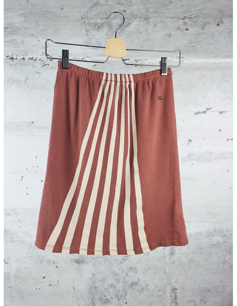 Brown Bobo stripe skirt Bobo Choses - 2