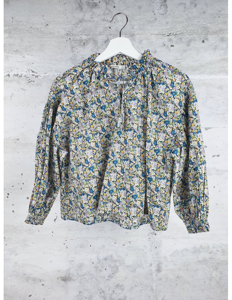 Multi flower print blouse TNS