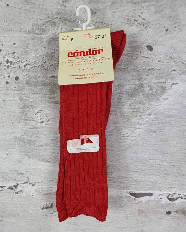 Red knee socks Condor - 2