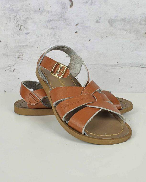 Brown leather sandals Salt Water - 1