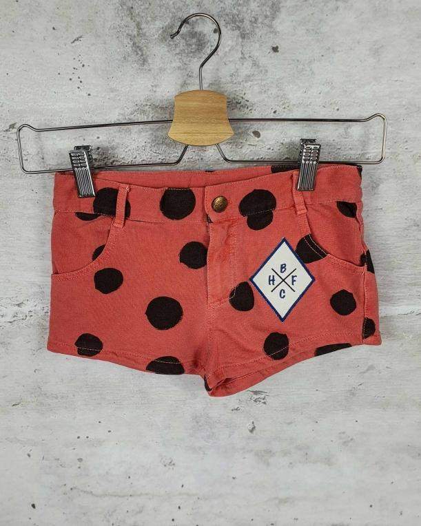 Red dotted shorts Bobo Choses - 1