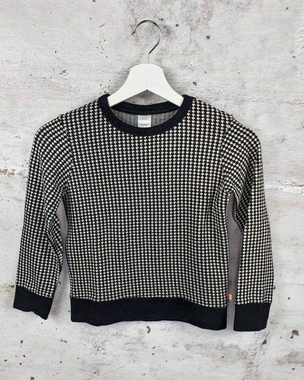 Black houndstooth sweatshirt Tiny Cottons pre-owned