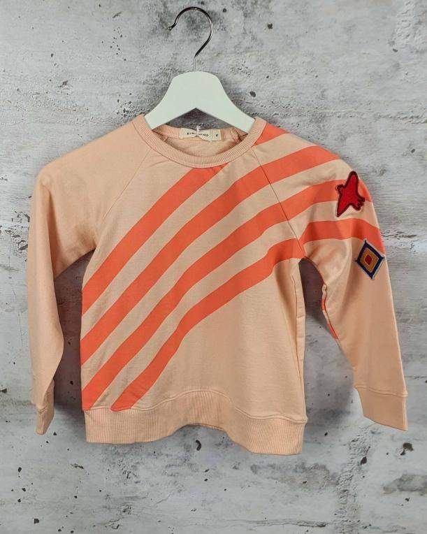 Pomarańczowa bluza w paski Kid + Kind - 1