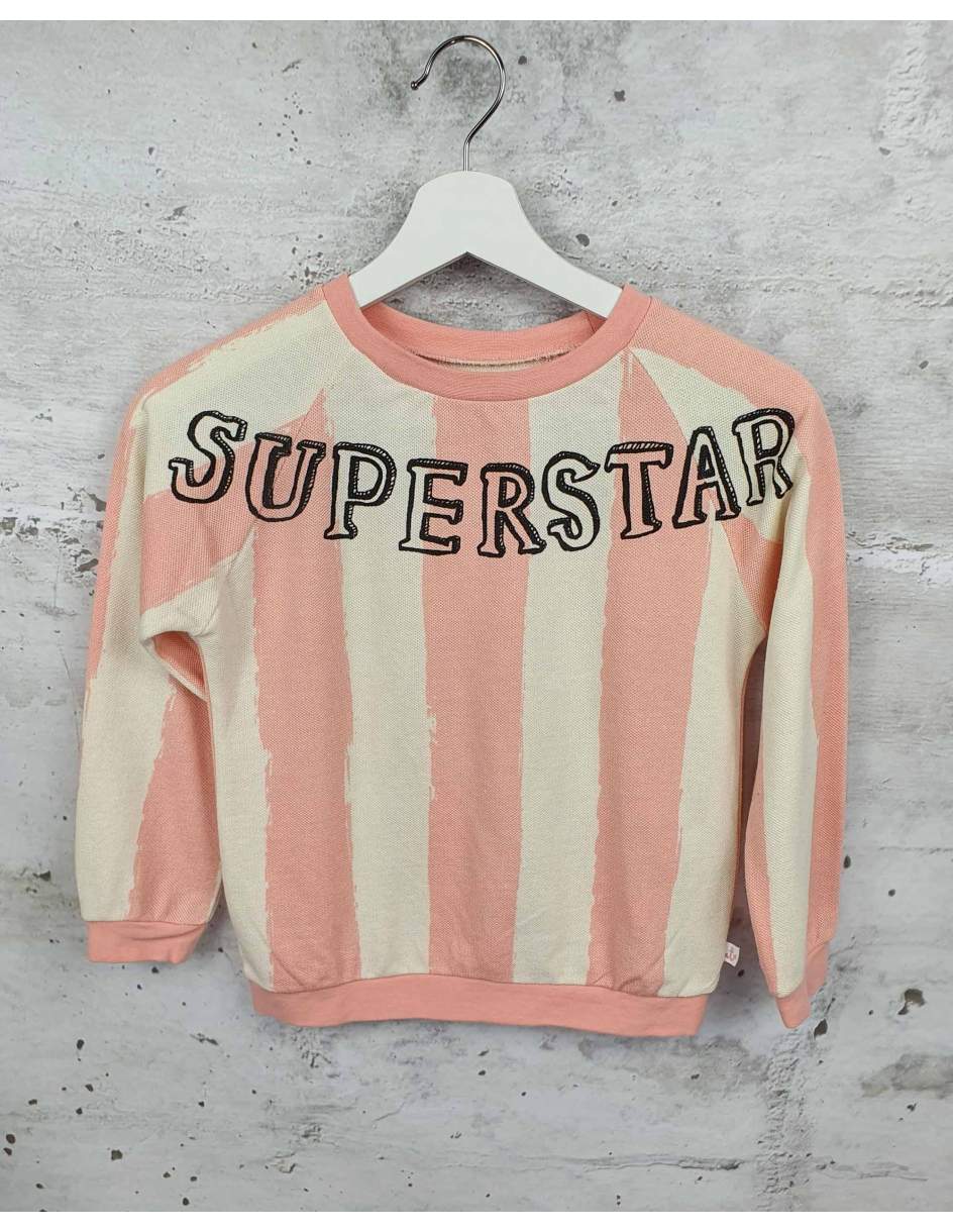 Pink Superstar sweatshirt Noe & Zoe - 1