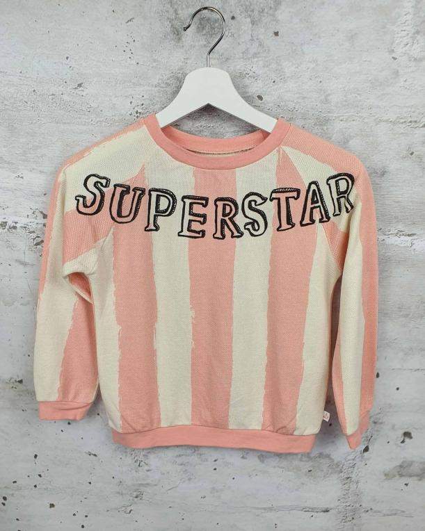 Pink Superstar sweatshirt Noe & Zoe - 1