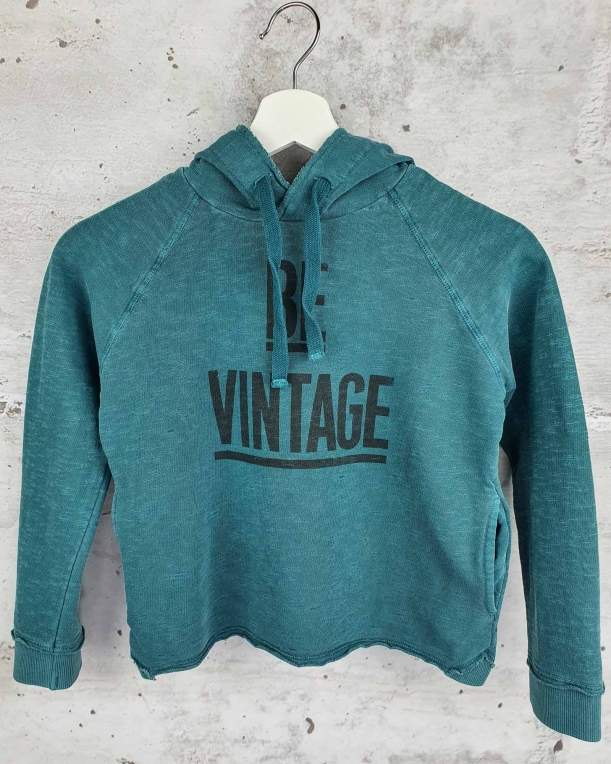 Turquoise Vintage hooded sweatshirt Tocoto Vintage - 1