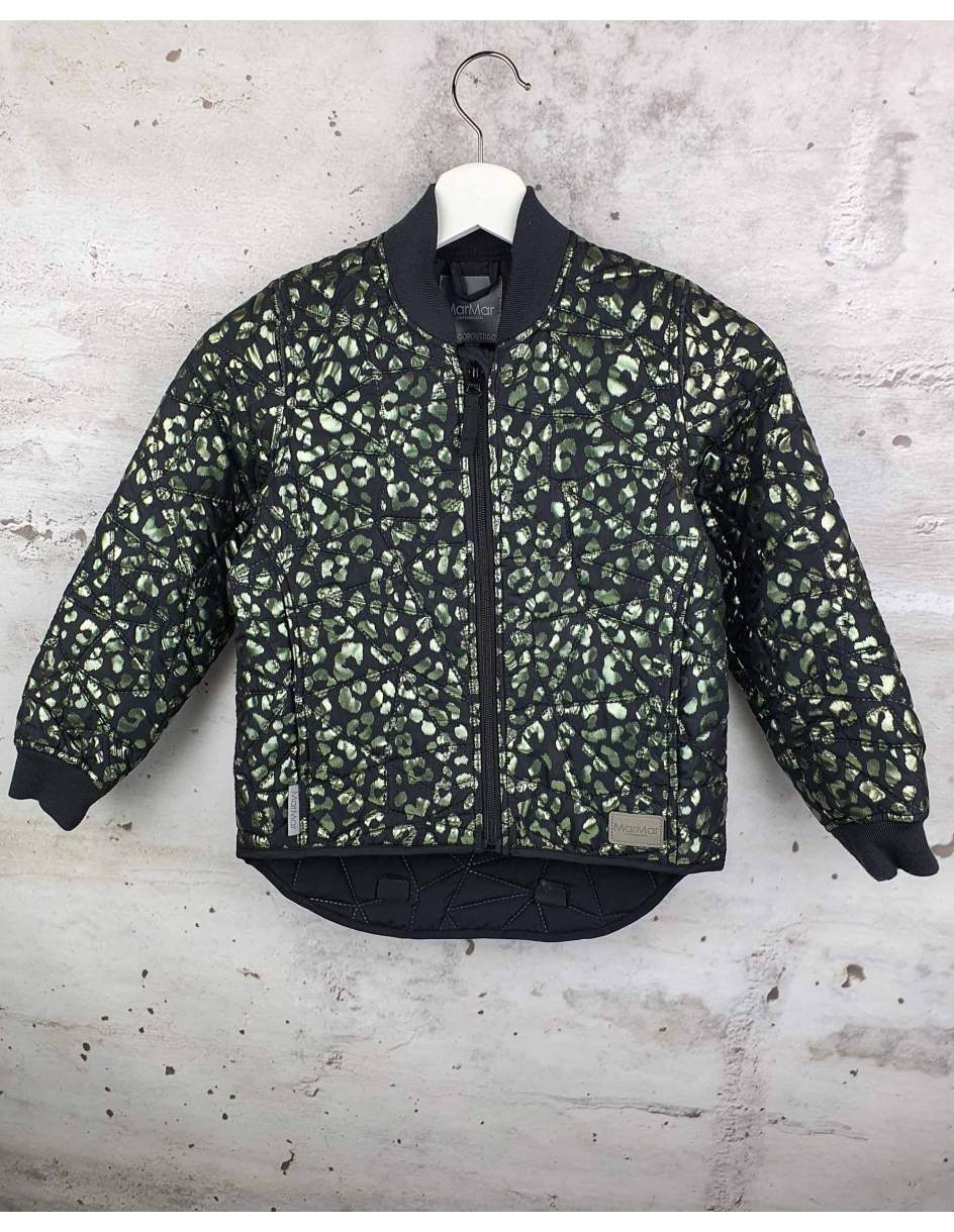 Black leopard print jacket MarMar Copenhagen - 1