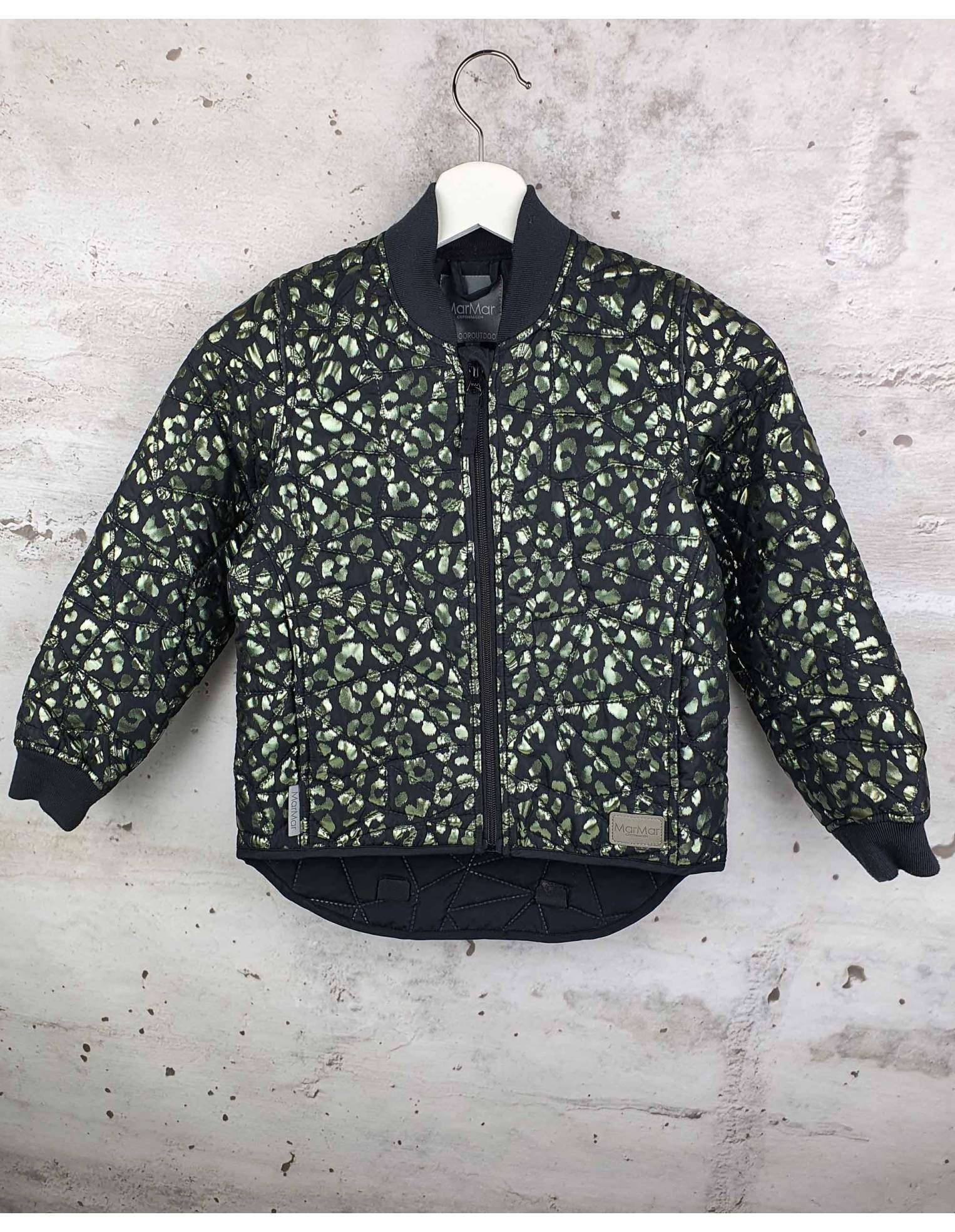 Black leopard print jacket MarMar Copenhagen - 1