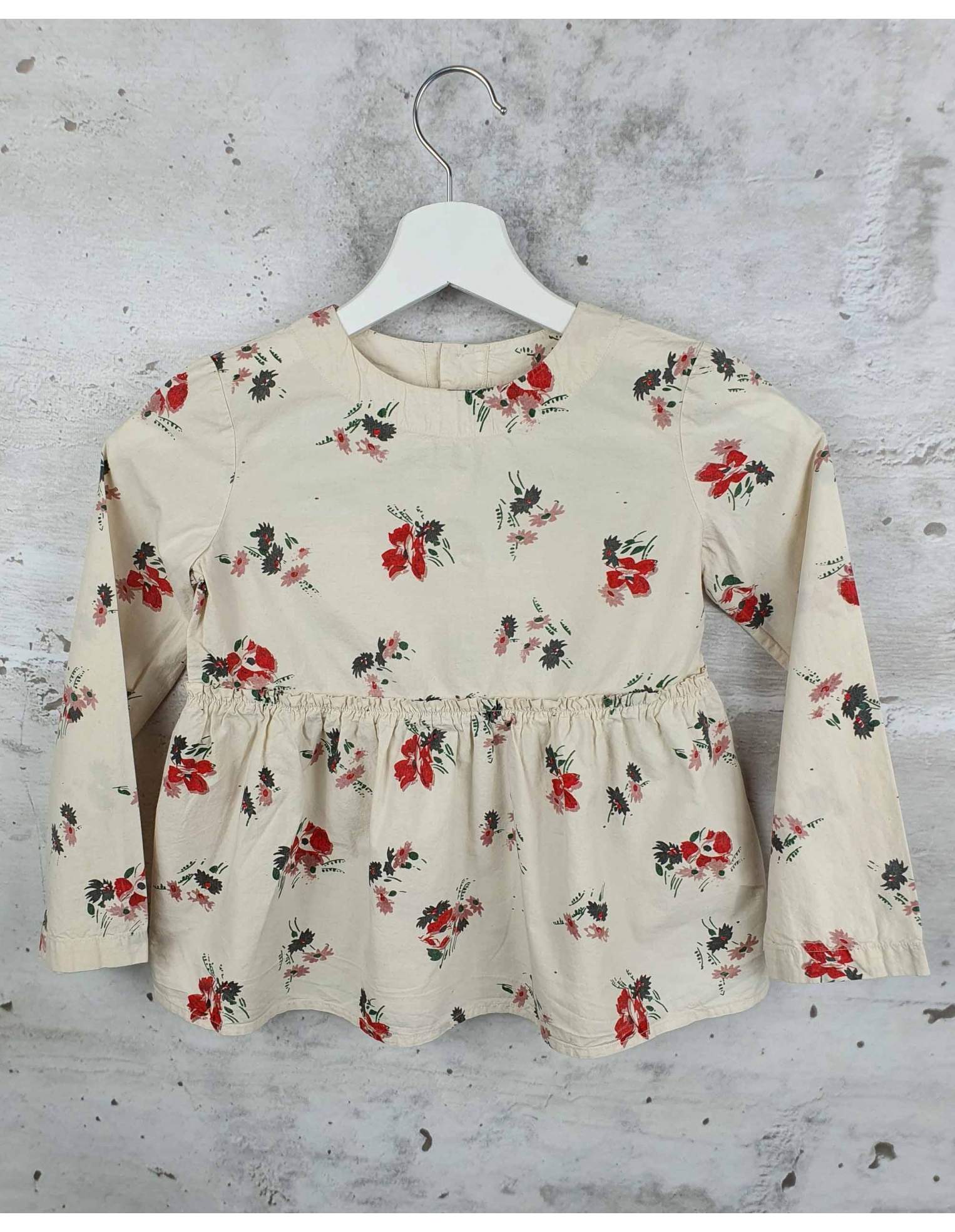 Beige Flower blouse Bonpoint - 1
