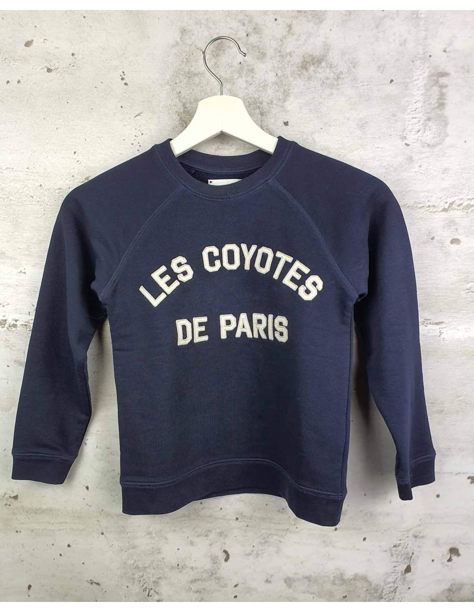 Granatowa bluza Les Coyotes de Paris używane