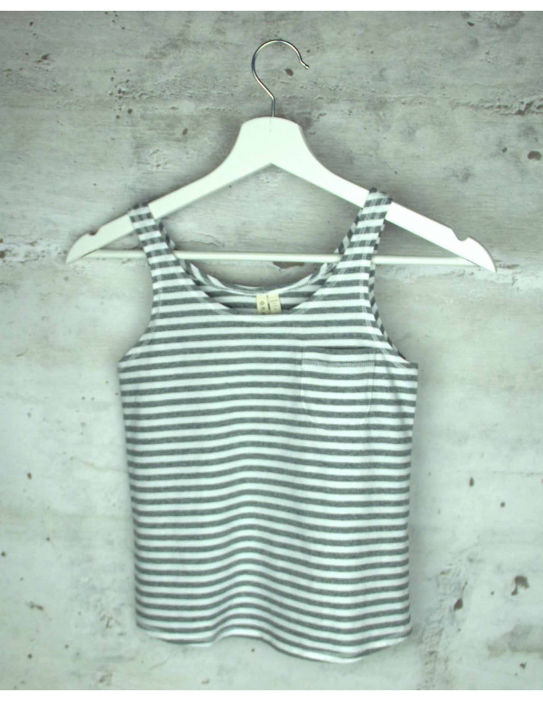 Gray striped T-shirt GRAY LABEL pre-owned