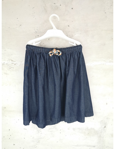 Granatowa spódnica dżinsowa Tiny Cottons - 1