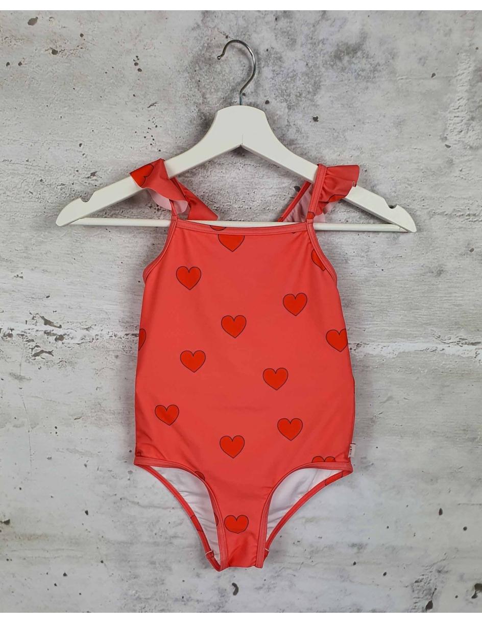 Hearts red swimsuit Tiny Cottons - 1