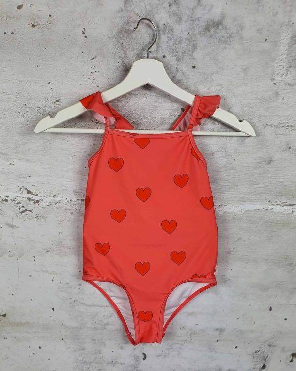 Hearts red swimsuit Tiny Cottons - 1
