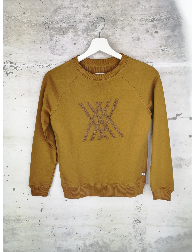 Mustard long-sleeved sweatshirt REPOSE pre-owned