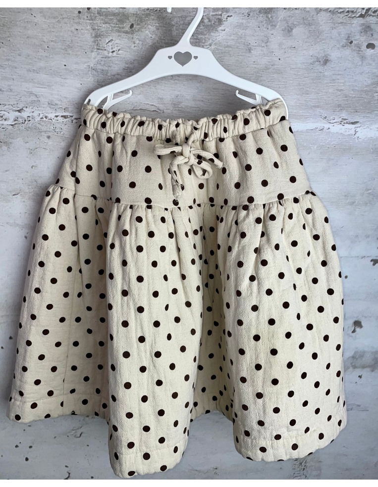 Skirt with a polka dot elastic band Guno. - 1