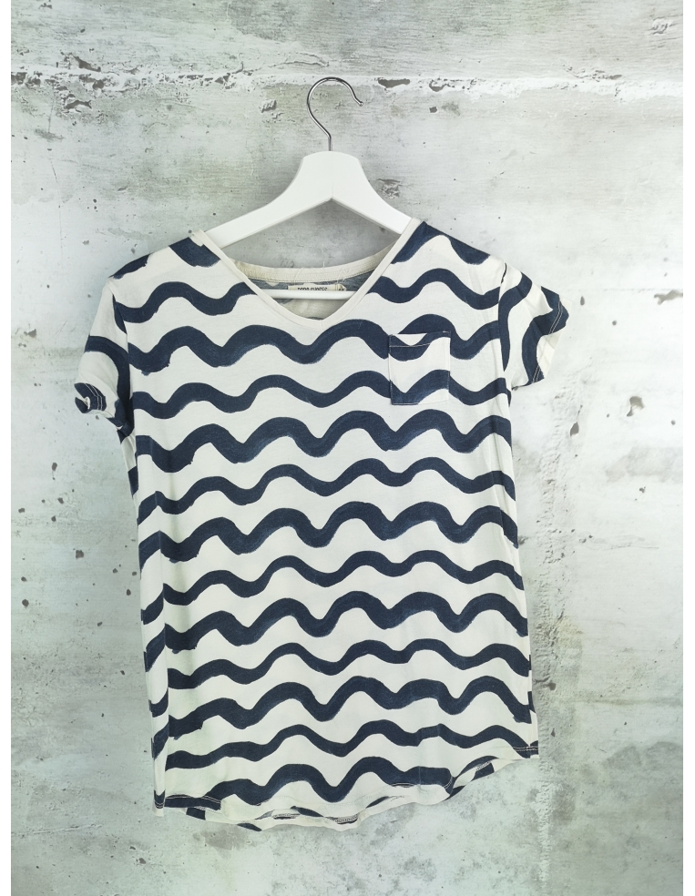 White wave striped dress Bobo Choses - 1