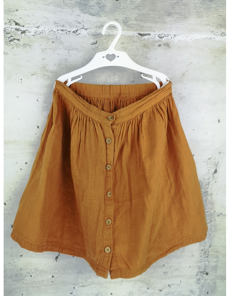 Pomarańczowa Spódnica Poudre Organic - 1