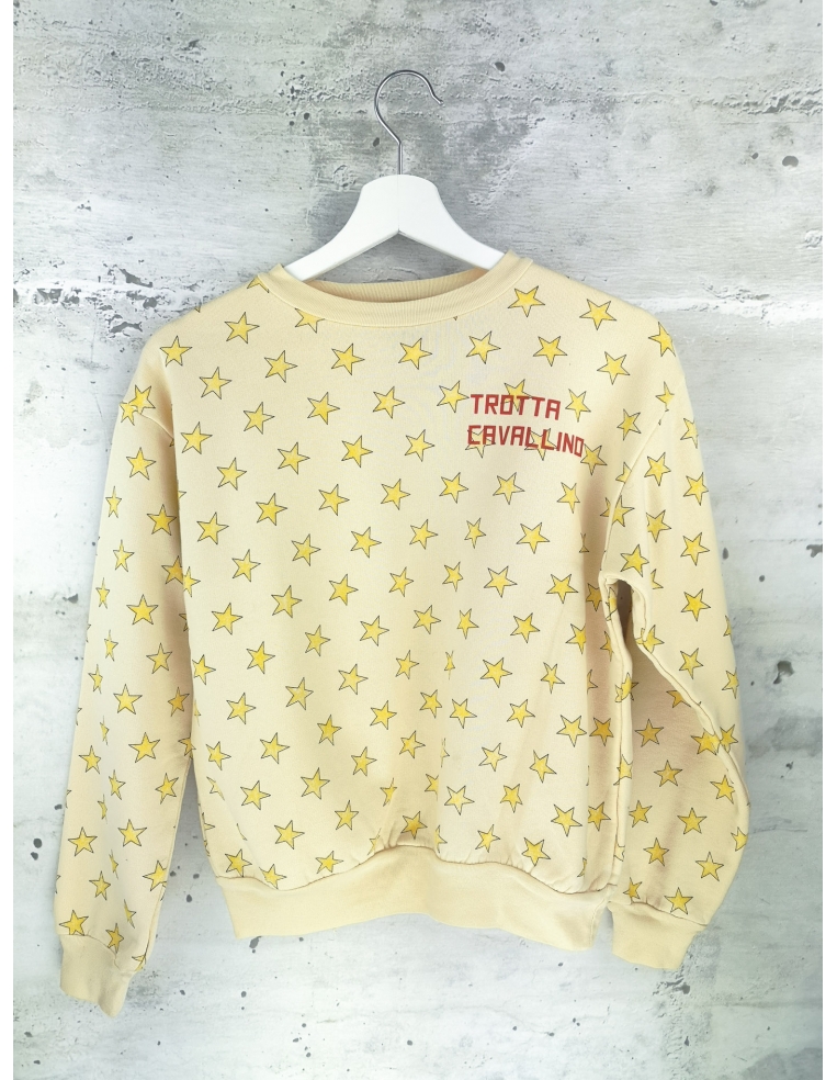 Beige sweatshirt with stars The Animals Observatory - 1