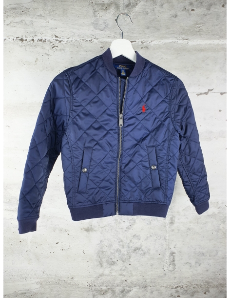 Navy jacket with small red logo Ralph Lauren - 1