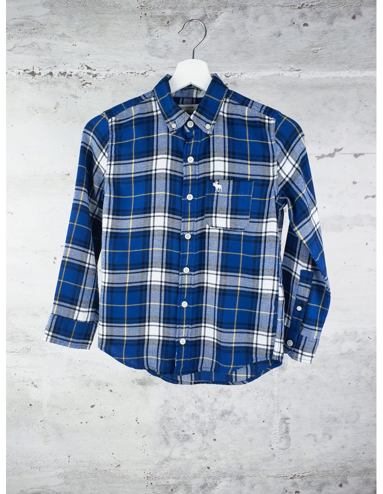 Check shirt blue Abercrombie Kids pre-owned