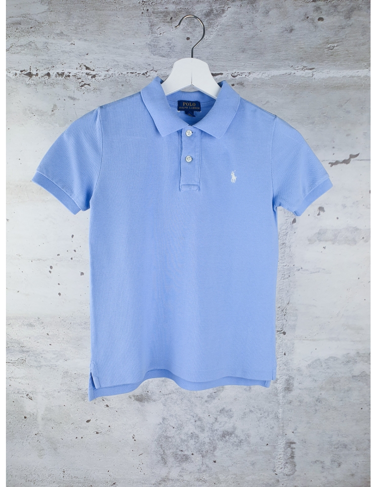 Blue polo with small logo Ralph Lauren pre-owned