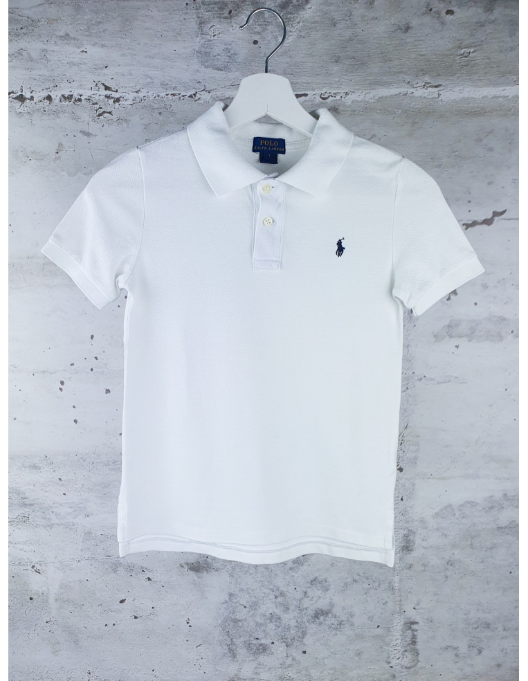 White polo with small logo Ralph Lauren - 1